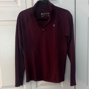 Ariat Burgundy Sunshirt